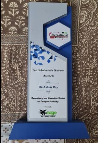 Best Orthodontist Award Trophy